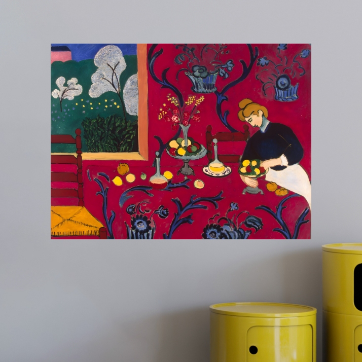 Tableau Matisse La desserte rouge