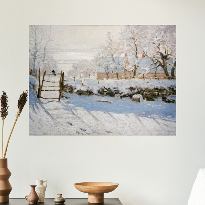 Tableau Monet La Pie