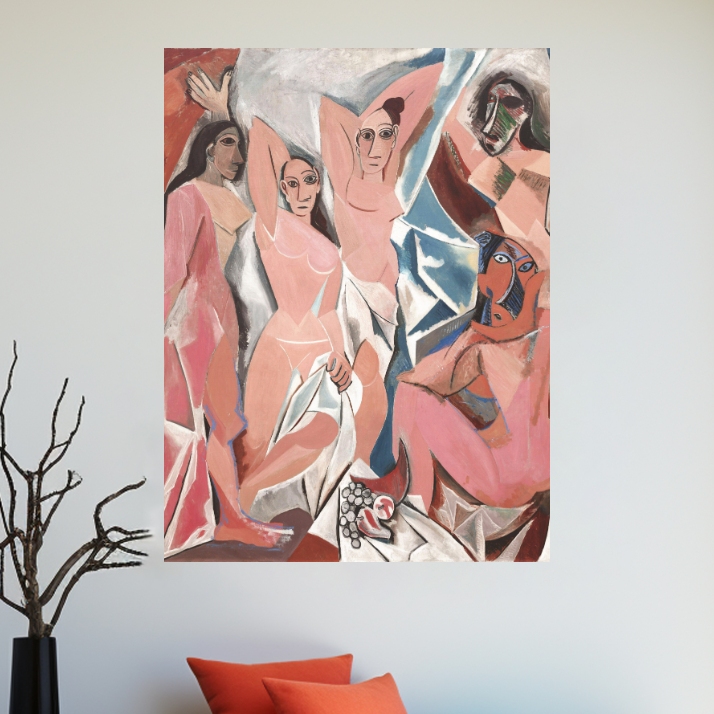 Tableau Picasso Les Demoiselles d'Avignon