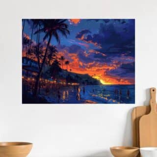 Nuit tableau Soirée Polynésienne