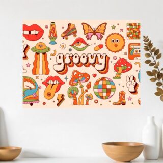 Tableau année 70 souvenir rétro