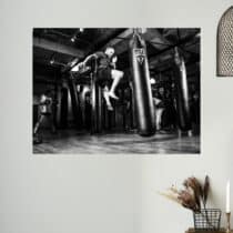 Tableau Boxe Énergie Suspendue