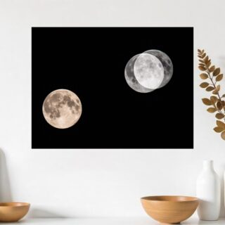 Tableau lune Illusion Astrale