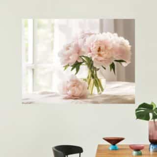 Tableau Pivoine Élégance en Douceur