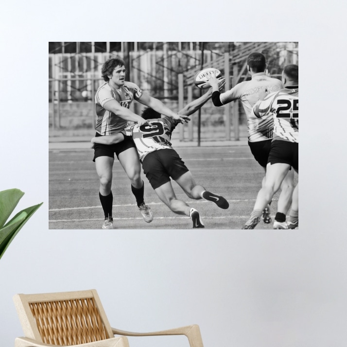 Tableau Rugby L’Art du Jeu Collectif