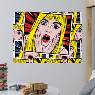 Tableau Pop Art L’Instant de Surprise