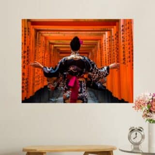 Tableau Japonais Là où le temps s’incline