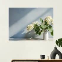 Tableau moderne fleur éclat de douceur