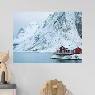 Tableau scandinave sérénité nordique