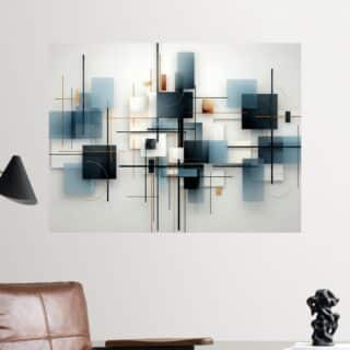 Tableau abstrait moderne