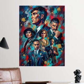 Tableau Peaky Blinders Héros Pop Art