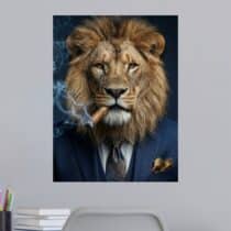 Tableau Lion Gentleman