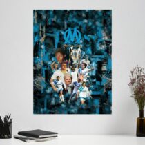 Tableau Olympique Marseillais Les légendes du Football
