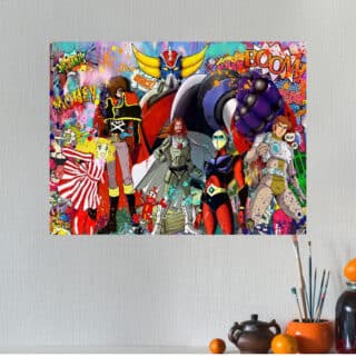 Tableau Goldorak Pop Universe Version Comic Explosion