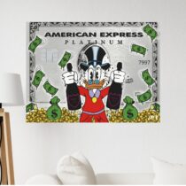 Tableau pop art riche duck