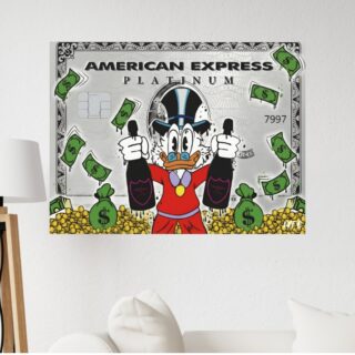 Tableau pop art riche duck
