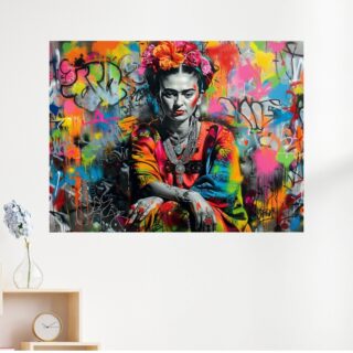Tableau Frida Kahlo Street Art Contemporain