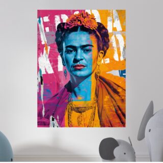 Tableau Frida Kahlo Coloré Vivant Portrait