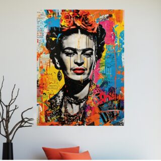 Tableau Frida Kahlo Déco Portrait Design