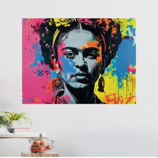 Tableau Frida Kahlo Portrait Design Déco