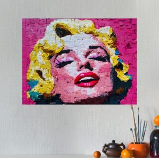 Tableau Marilyn Monroe Pixel Art Design