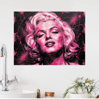 Tableau Marilyn Monroe Néon Pop Coloré