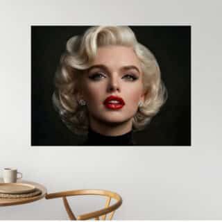 Tableau Marilyn Monroe Chic Élégance Moderne