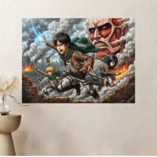 Tableau L'Attaque des Titans L'Assaut des Héros