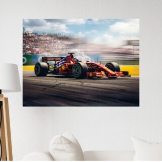 Tableau Formule 1 Ferrari Vitesse Piste
