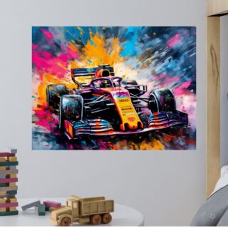Tableau Formule 1 Explosion de Couleurs