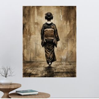Tableau Sa Voie Femme Japonaise