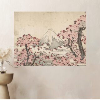 Tableau Mont Fuji à Travers les Cerisiers