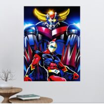 Tableau Goldorak et Actarus Portrait