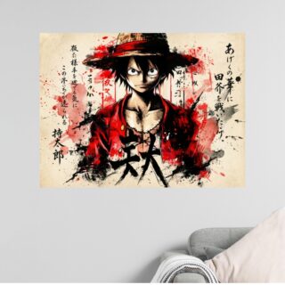 Tableau Luffy Abstrait Graphique Moderne