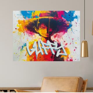 Tableau Luffy Art Moderne Expressif