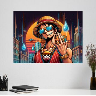 Tableau Luffy Métropolitain Design