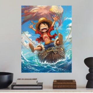 Tableau Luffy Navigation Joie Pirates