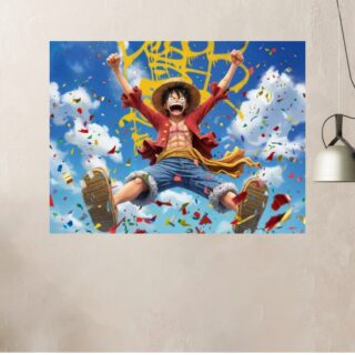 Tableau Luffy Victorieux Célébration