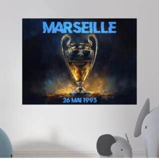 Tableau OM Sacre 26 Mai 1993 Ligue des Champions