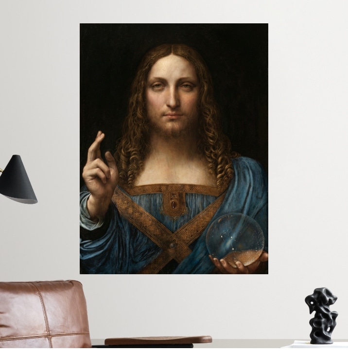 Tableau Salvator Mundi Léonard de Vinci