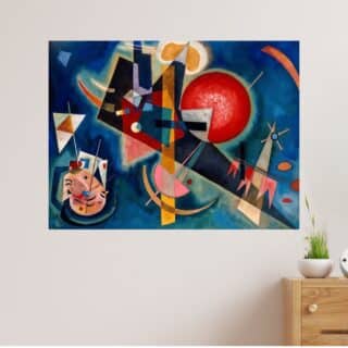Kandisky Tableau Dans le bleu