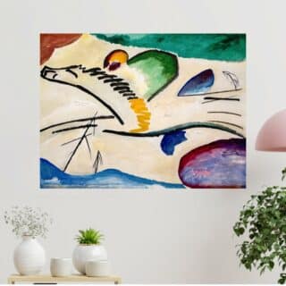 Kandisky Tableau Le cavalier