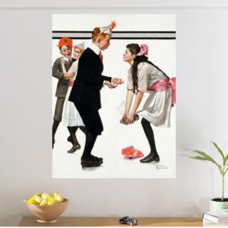 Norman Rockwell tableau Pardon me
