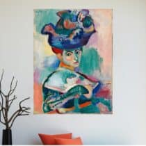 Tableau Matisse La femme au chapeau