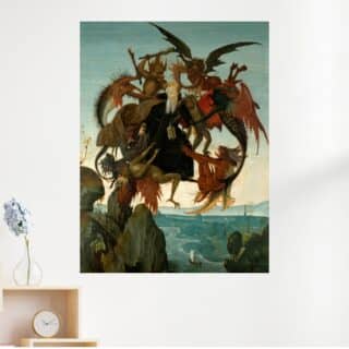 Tableau Michel Ange Le tourment de Saint Antoine
