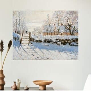 Tableau Monet La Pie