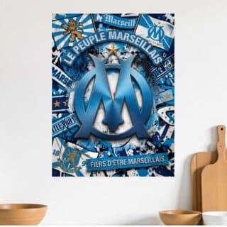 Tableau OM Le Peuple Bleu Passion Vélodrome