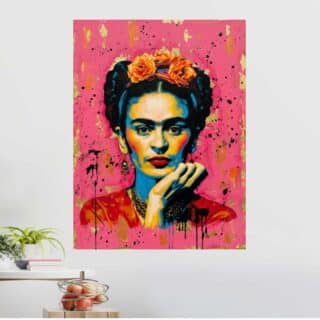 Tableau Frida Kahlo Pop Art Iconique Coloré